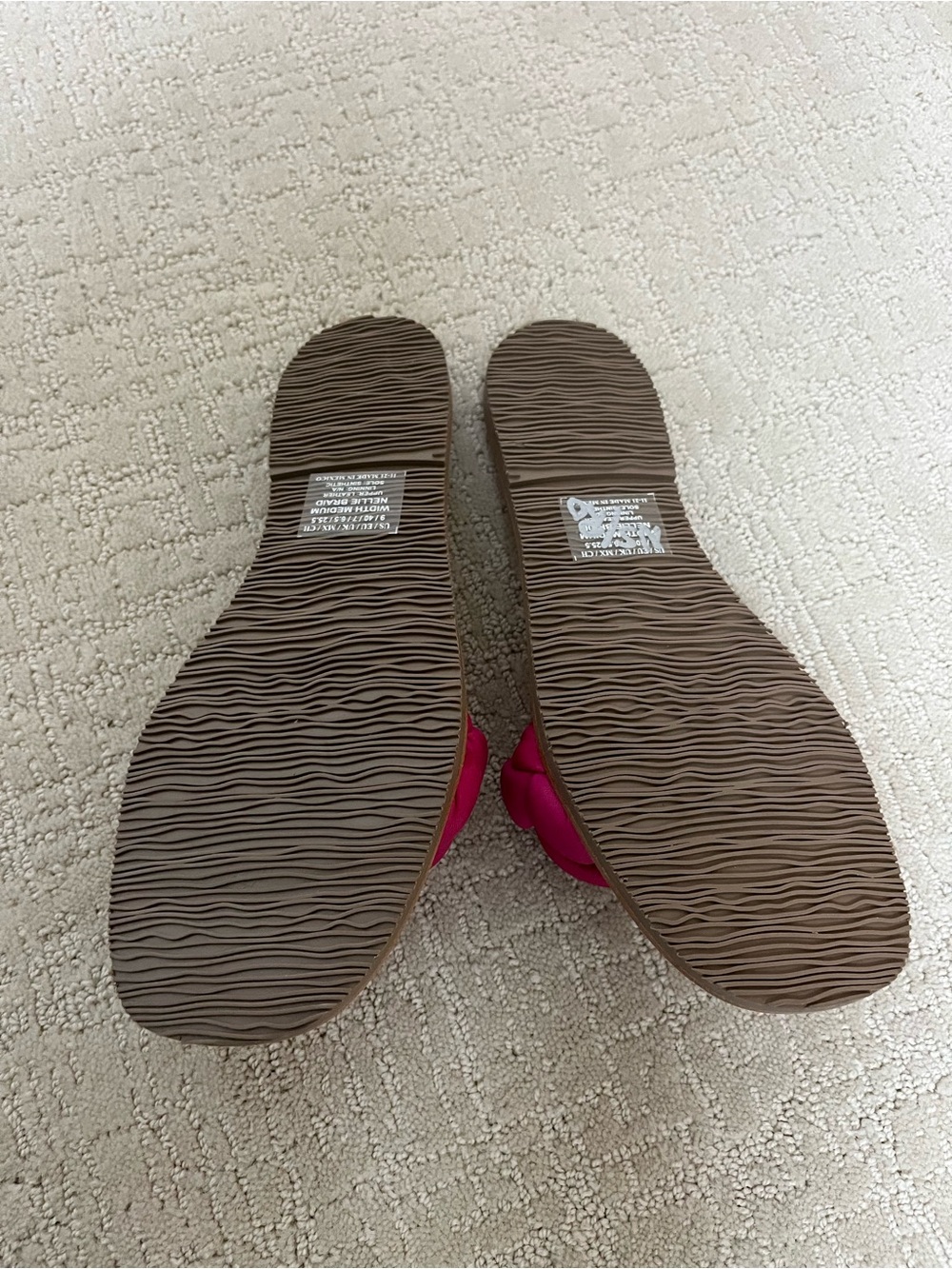 Kenneth Cole Pink Braided Slide Sandals women’s size 9 - Picture 2 of 3